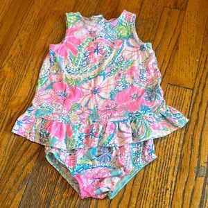Lilly Pulitzer Baby Set 12-18 months EUC